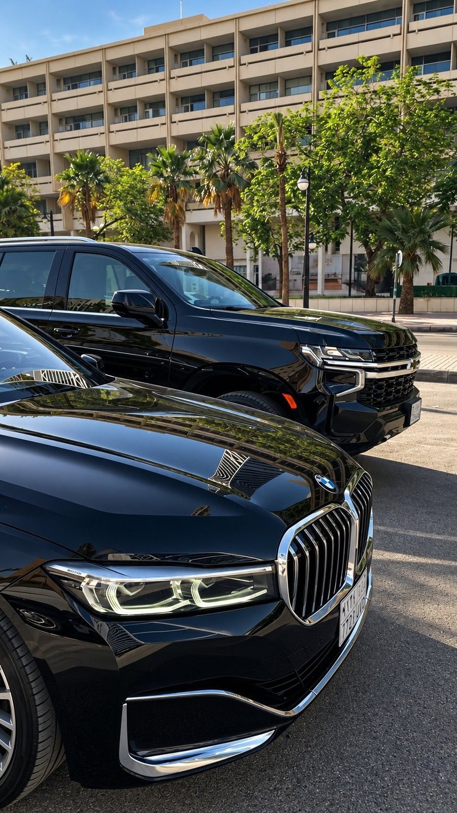 BMW الفئة السابعة وتاهو